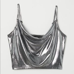 H&M metallic tank